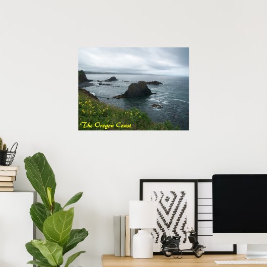 Die Küste von Oregon Poster (Heimbüro)