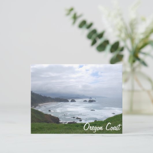 Die Küste von Oregon Postkarte (Stehend Vorderseite)