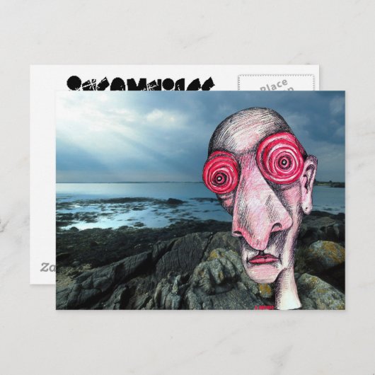 Die Küste von Sene Postkarte (Vorne/Hinten)