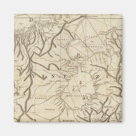 Die Küste von Tierra Firma von Cartagena Magnet (Vorne)