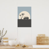 Die Küstenflucht Poster (Küche)