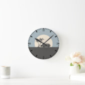 Die Küstenflucht Runde Wanduhr (Zuhause)