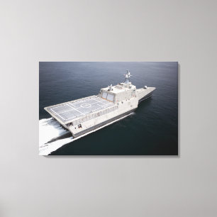 Die Küstenkampfschiff Unabhängigkeit Leinwanddruck