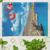 Die Küstenschönheit Omans Geschirrtuch (Gefaltet)