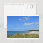 Die Küstenstraße von Connecticut Postkarte (Vorne/Hinten)