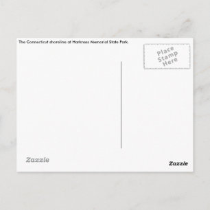 Die Küstenstraße von Connecticut Postkarte