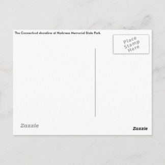 Die Küstenstraße von Connecticut Postkarte