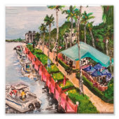 Die Küstenzonen Fotodruck (Vorne)