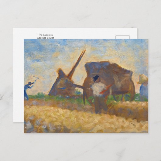 Die Laboratorien von Georges Seurat Postcard Postkarte (Vorne/Hinten)