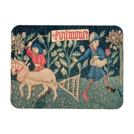 Die Labors der Monate, Elsass (Tapisserie) Vict Magnet (Horizontal)