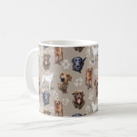 Die Labrador-Tasse Kaffeetasse (Vorderseite Links)