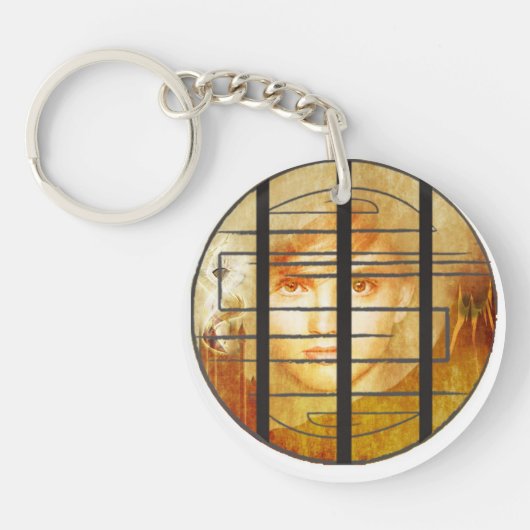 Die Labyrinth-Wand Schlüsselanhänger (Vorderseite)