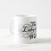 Die Labyrinth-Wand-Tasse Kaffeetasse (Vorderseite Links)
