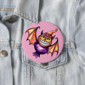 Die lächelnde Fledermaus Button (Beispiel)