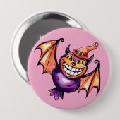 Die lächelnde Fledermaus Button (Vorne & Hinten)