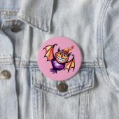 Die lächelnde Fledermaus Button (Beispiel)