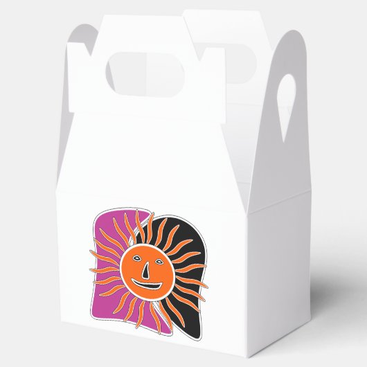 Die lächelnde Gesichtsbox Geschenkschachtel (Geöffnet)