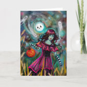 Die lächelnde Mond-gotische Karte (Vorderseite)