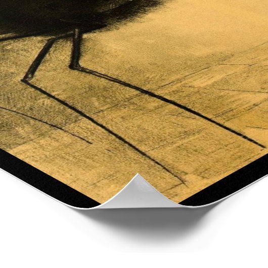 Die lächelnde Spinne Poster (Ecke)