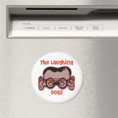 Die lachenden Hunde Joe Head Magnet (In Situ (Geschirrspüler))