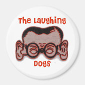 Die lachenden Hunde Joe Head Magnet (Vorne)