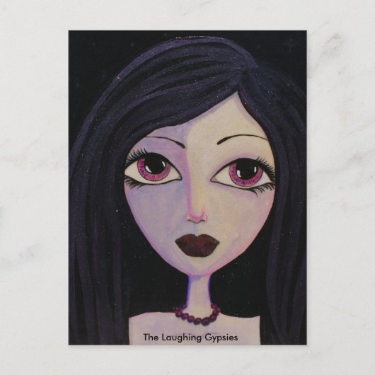 Die lachenden Sinti und Roma Postkarte (Vorderseite)