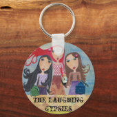 die lachenden Sinti und Roma Schlüsselanhänger (Vorderseite)