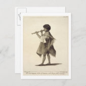 Die Lad Taiyota, Indianer von Otaheite, im Kleid Postkarte (Vorne/Hinten)