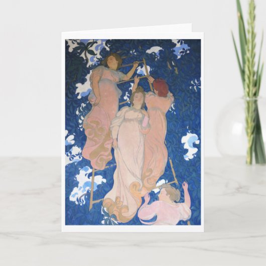 Die Ladder im Foliage, Maurice Denis Karte (Vorderseite)