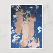 Die Ladder im Foliage, Maurice Denis Postkarte (Vorderseite)