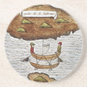 DIE LADRONE INSELN GETRÄNKEUNTERSETZER (Vorne)