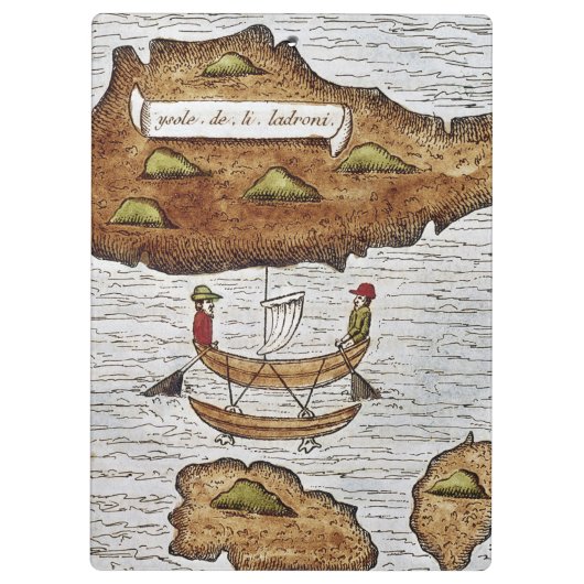 DIE LADRONE INSELN KLEMMBRETT (Rückseite)