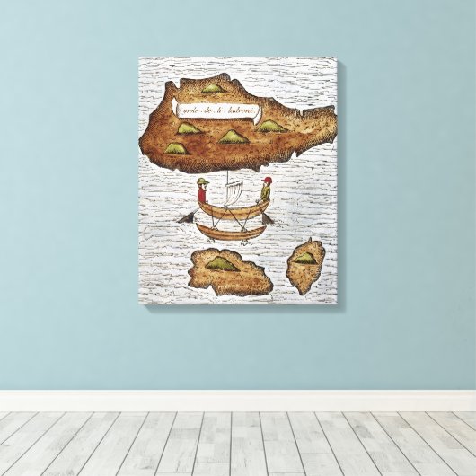 DIE LADRONE-INSELN LEINWANDDRUCK (Insitu (Holzboden))