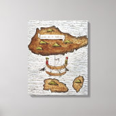 DIE LADRONE-INSELN LEINWANDDRUCK (Vorderseite)