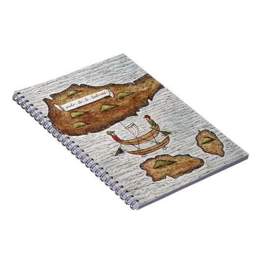 DIE LADRONE INSELN NOTIZBLOCK (Rechte Seite)