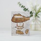 DIE LADRONE-INSELN POSTKARTE (Stehend Vorderseite)