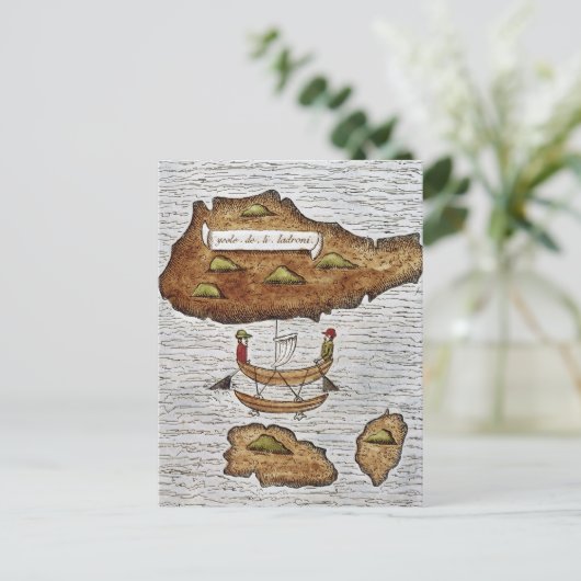 DIE LADRONE-INSELN POSTKARTE (Stehend Vorderseite)