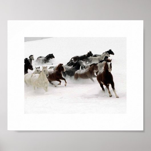 Die Ladung der Pferde. Poster (Vorne)