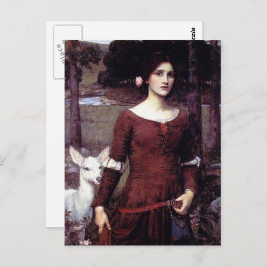 Die Lady Clare Postkarte (Vorne/Hinten)