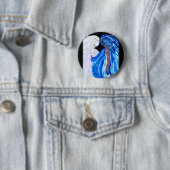 Die Lady der Blauen Flamme Button (Beispiel)
