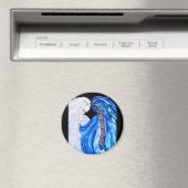 Die Lady der Blauen Flamme Magnet (In Situ (Geschirrspüler))