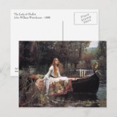 Die Lady der Shallot-Postkarte Postkarte (Vorne/Hinten)