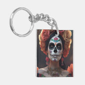 Die Lady der Toten Schlüsselanhänger (Vorderseite links)