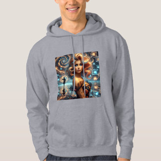 Die Lady des Lichts und ihre leise Wächter Hoodie