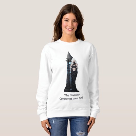 Die Lady des Schattens Sweatshirt (Vorne ganz)