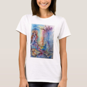 DIE LADY DES SEES Arthurian Legend Wasserfarbe T-Shirt