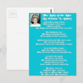 Die Lady des Sees Postkarte (Vorne/Hinten)