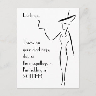 Die Lady im Big Hat #1 Einladung