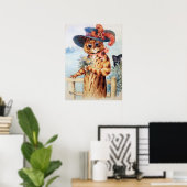 Die Lady Katze, Louis Wain Poster (Heimbüro)