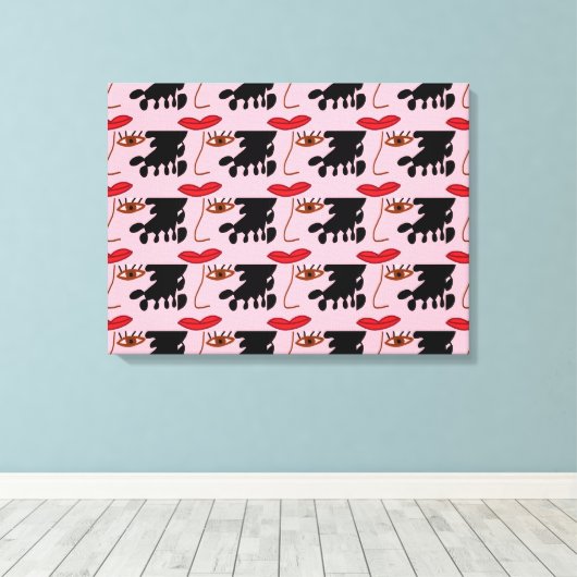 Die Lady Leinwanddruck (Insitu (Holzboden))